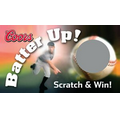 Scratch Off Cards - Batter Up Scratch and Win (6"x8.5")